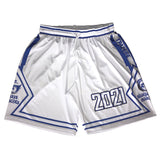 2021 Logo Plus Size Men Sports Short Quick Dry Polyester Vintage Basketball Shorts with Pocket
