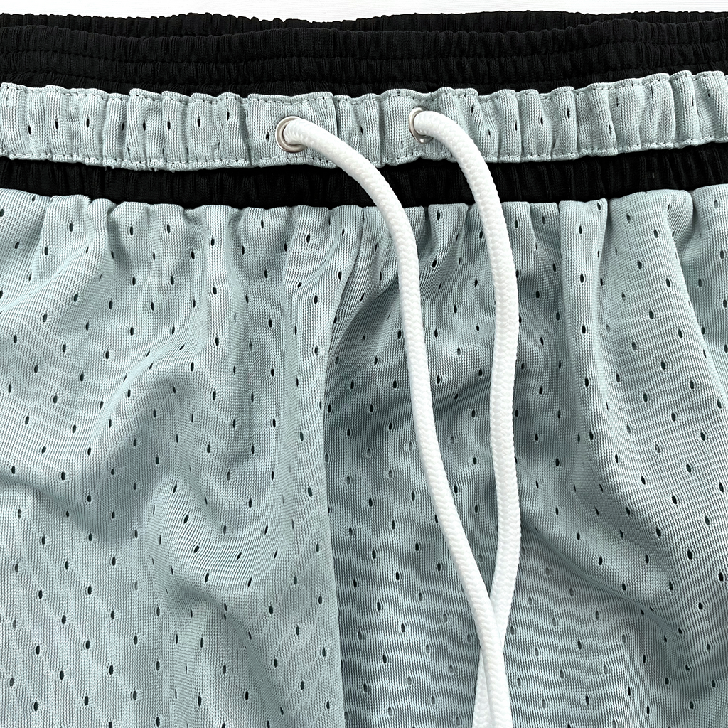 High-Waisted Retro 2024 Basketball Shorts | Drawstring, Elastic
